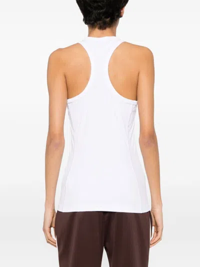 Adidas By Stella Mccartney Adidas By Stella Mc Cartney Logo Sporty Tank Top In White