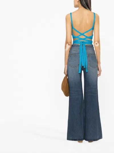 Alanui ‘over The Rainbow' Tank Top In Blue
