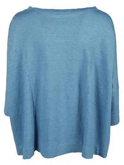 C-zero Shirt C Zero Shirt Linen Over Sweater In Clear Blue