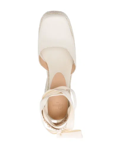 Castaã±er Castañer Bilina Jute Wedge Espadrilles In Beige