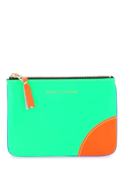 Comme Des Garçons Comme Des Garcons Wallet Men's Fluo Mini Pouch In Multicolor