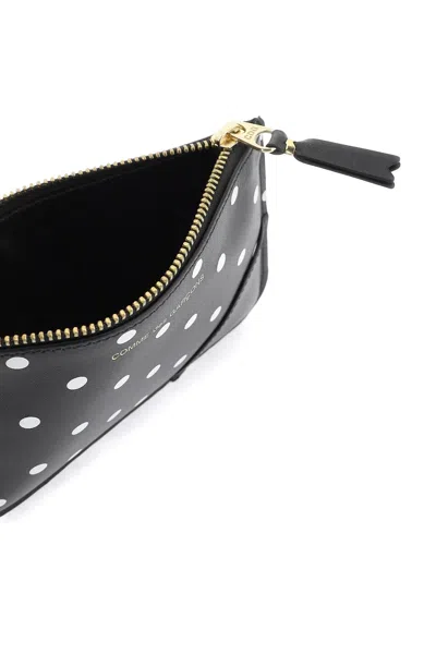 Comme Des Garçons Comme Des Garcons Wallet Polka Dot Wallet In Black