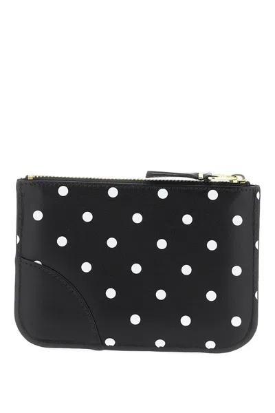 Comme Des Garçons Comme Des Garcons Wallet Polka Dot Wallet In Black