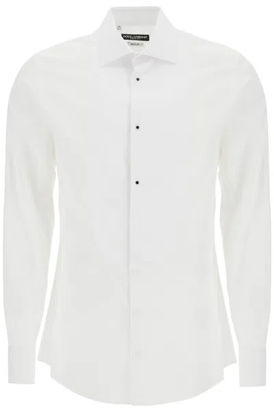Dolce & Gabbana Gold Slim Fit Tuxedo In White