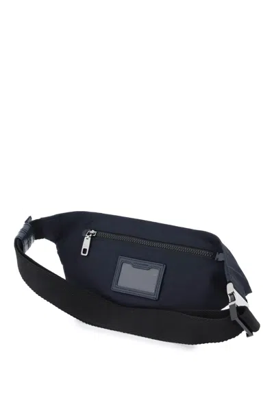 Dolce & Gabbana Nylon Beltpack Bag With Logo In Blue