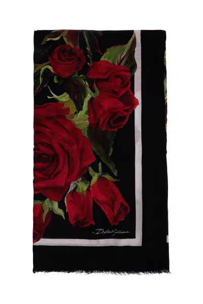 Dolce & Gabbana 'modal And Silk Scarf For Women In Multicolor
