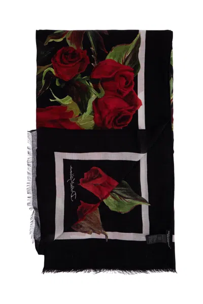Dolce & Gabbana 'modal And Silk Scarf For Women In Multicolor