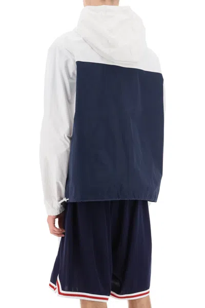 Dsquared2 Color Block Windbreaker Jacket In White