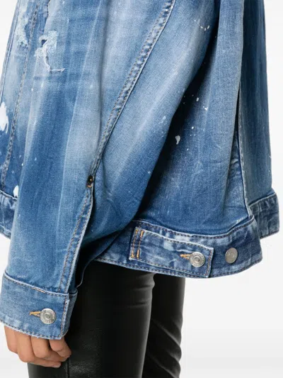Dsquared2 Oversized Denim Jacket In Denim