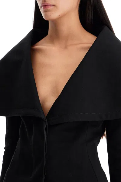 Shop Jacquemus Women's Jersey Blazer 'the Jacket Vest In Black