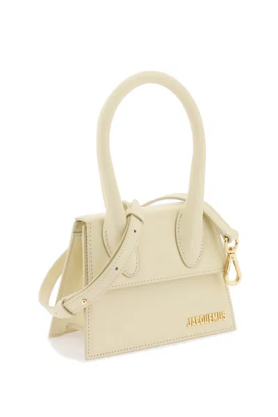 Jacquemus Le Chiquito Moyen Ivory Handbag In Neutral