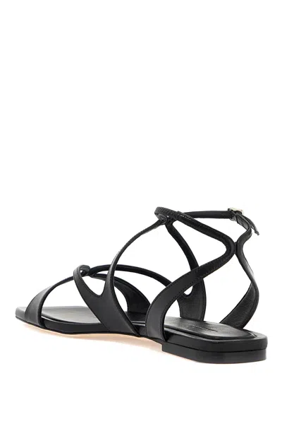 Jimmy Choo Ayla Flat Sandals In Black