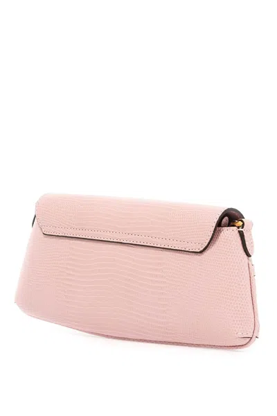 Jimmy Choo Small Diamond Lizard-embossed Shoulder Bag In Pink