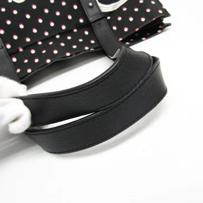 Pre-owned Loewe Paula's Ibiza Black Canvas Tote Bag ()