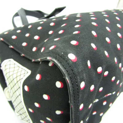 Pre-owned Loewe Paula's Ibiza Black Canvas Tote Bag ()
