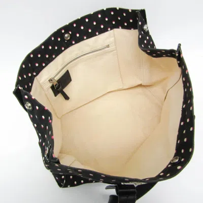 Pre-owned Loewe Paula's Ibiza Black Canvas Tote Bag ()