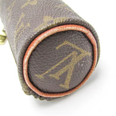 Pre-owned Louis Vuitton Etui À Balles De Golf Brown Canvas Wallet  ()