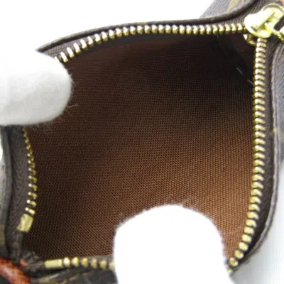 Pre-owned Louis Vuitton Etui À Balles De Golf Brown Canvas Wallet  ()
