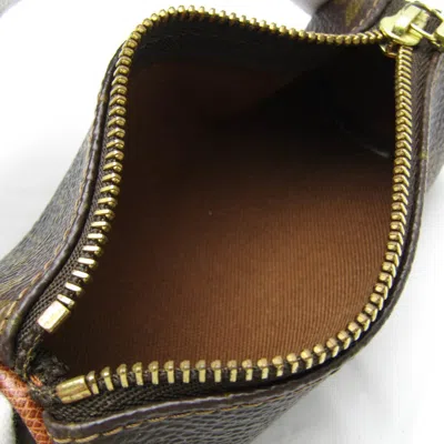 Pre-owned Louis Vuitton Golf Ball Case Brown Canvas Wallet  ()