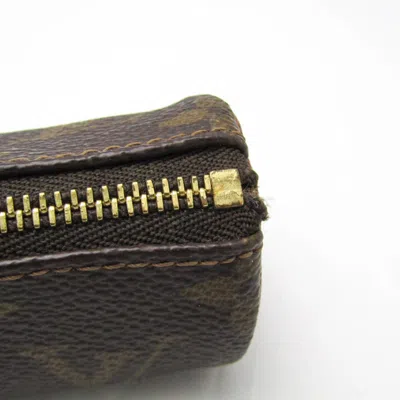 Pre-owned Louis Vuitton Golf Ball Case Brown Canvas Wallet  ()