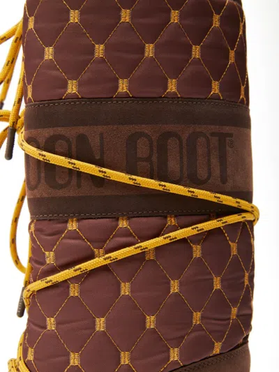 Moon Boot Resort Boots Leather Brown In Leather Brown