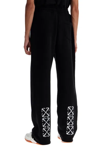 Off-white Men's Jogger Pants With Windy In Black