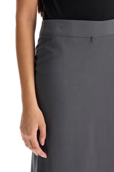 Paloma Wool Midi Skirt With Zipper In Grey