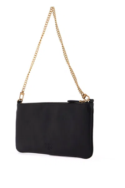 Pinko Borsa A Spalla Horizontal Flat In Black