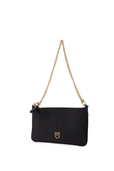 Pinko Borsa A Spalla Horizontal Flat In Black