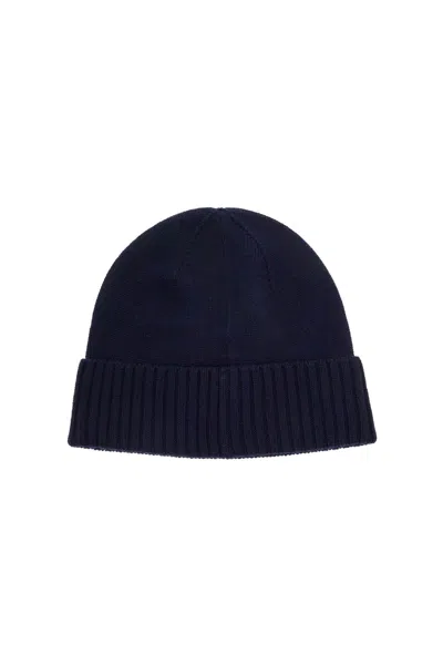 Polo Ralph Lauren Cappello Beanie In Lana Merino In Blue