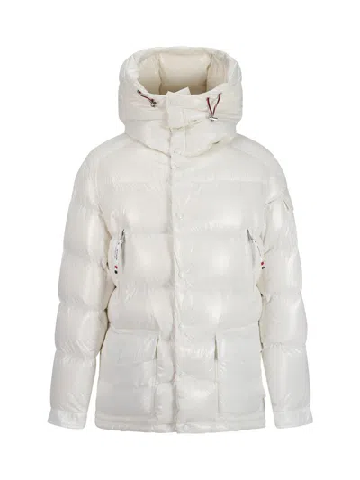 Moncler White Chiablese Short Puffer Jacket In White