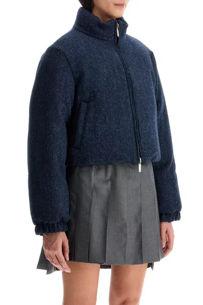 Thom Browne Reversible Down Comfort In Blue
