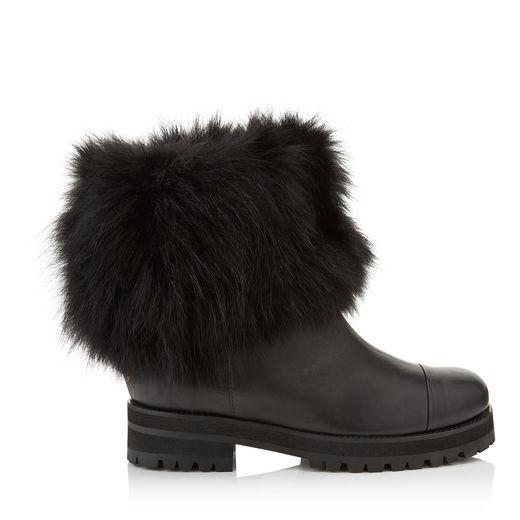 jimmy choo boots with fur