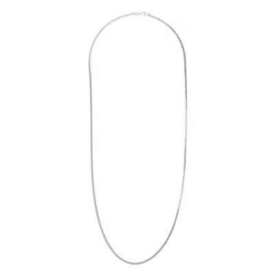 Tom Wood Lobster Buckle Necklace In Silver