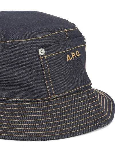 Apc A.p.c. Thais Bucket Hat In Blue
