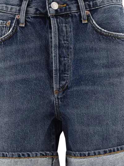 Agolde Dame Short: High Rise Baggy Cuff Control