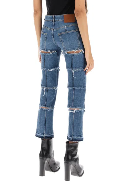 Alexander Mcqueen Low-rise Distressed Jeans