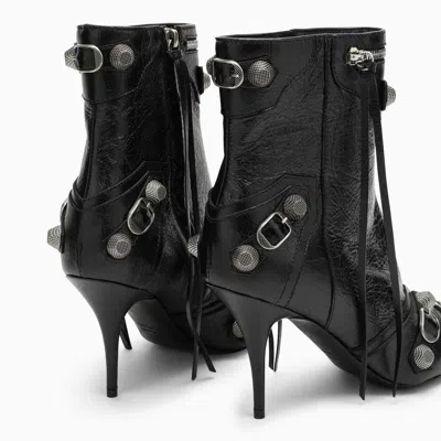 Balenciaga Cagole 50 Ankle Boots In Lamb Leather