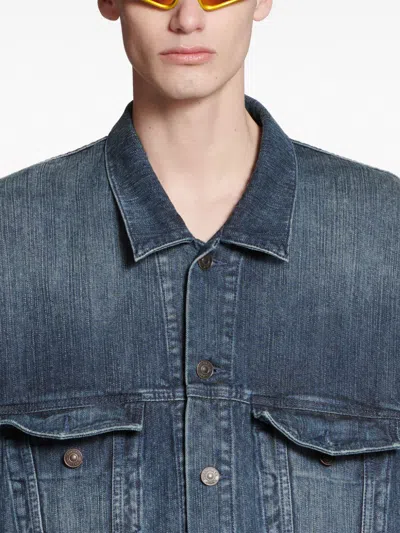 Balenciaga Jeansjacke Im Deconstructed-look