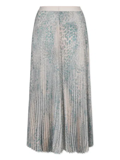 Balenciaga Tan Multicolor Mid-length Skirt With Elastic Waist