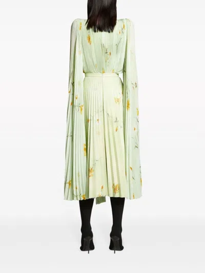 Balenciaga Cloak-inspired Floral Print Blouse