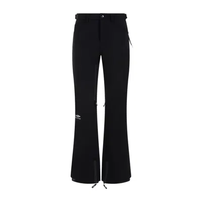Balenciaga Black Stretch Nylon Ski Pant