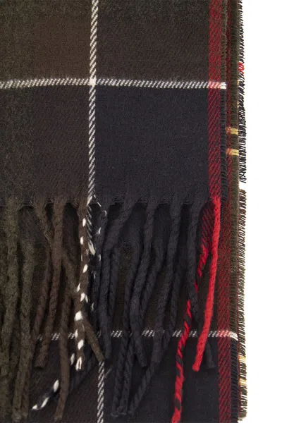 Barbour Scarf With Tartan Pattern