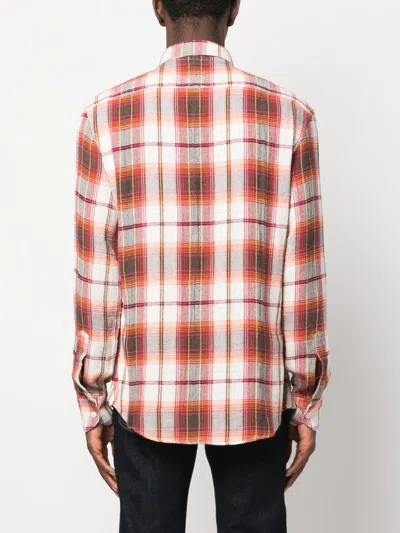 Barena Venezia Barena Check Print Cotton Blend Shirt