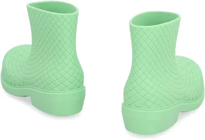 Bottega Veneta Woman Ankle Boots Light Green Size 8 Rubber