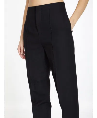 Bottega Veneta High-rise Cotton-blend Stirrup Pants