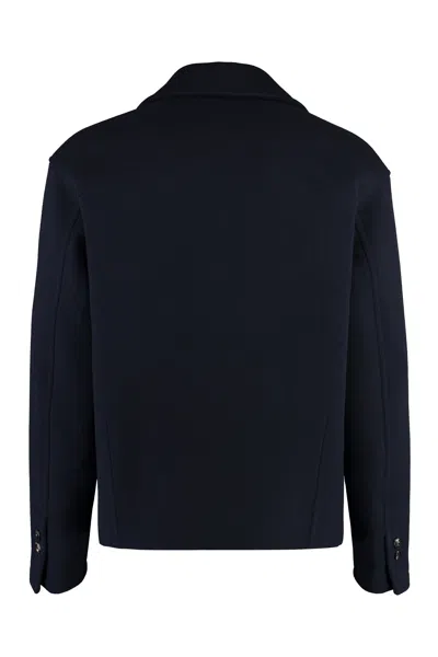 Bottega Veneta Men's Wool Blend Peacoat