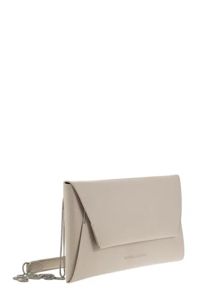 Brunello Cucinelli Envelope Leather Shoulder Bag