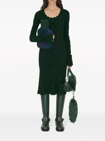 Burberry Aran Wool Blend Dress