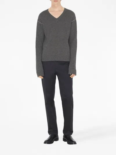 Burberry Straight-leg Cotton Trousers